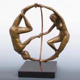 Yin Yang | Bronze | 12 x 10 x 6 inches